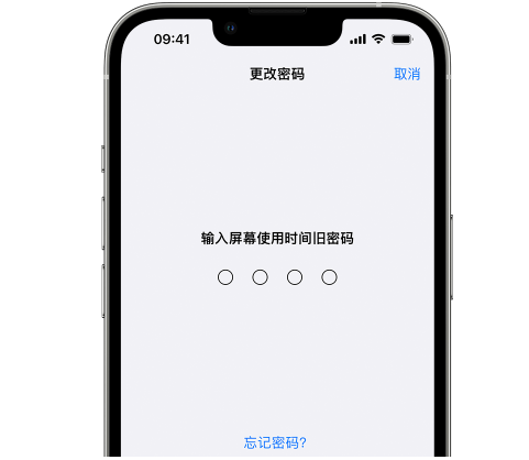 铺前镇iPhone屏幕维修分享iPhone屏幕使用时间密码忘记了怎么办 