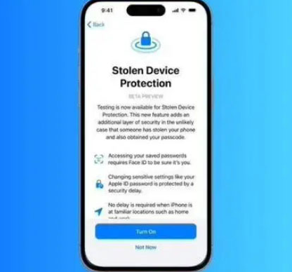 铺前镇苹果授权维修店分享被盗设备保护功能开启方法 