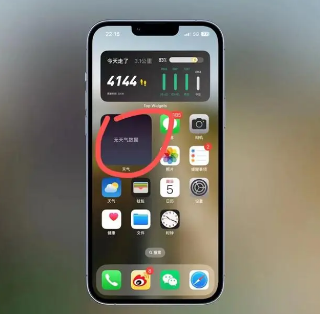 铺前镇苹果手机维修分享:iOS16主屏幕天气小组件无法正常工作怎么办？ 