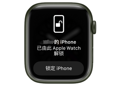 铺前镇苹果手机维修分享用 AppleWatch 解锁配备面容 ID 的 iPhone方法 