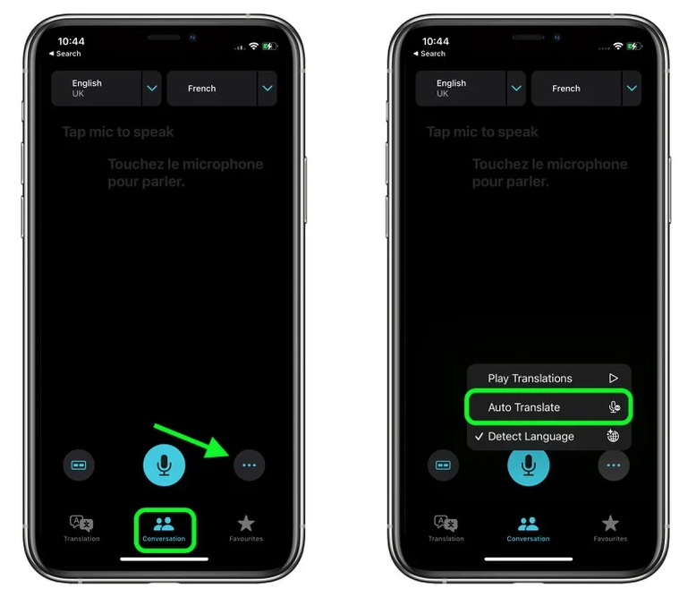 铺前镇苹果手机维修分享iOS 15 “翻译” App 新改进 