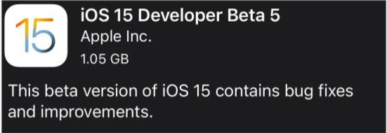 铺前镇苹果手机维修分享如何升级到iOS15.0 beta5 